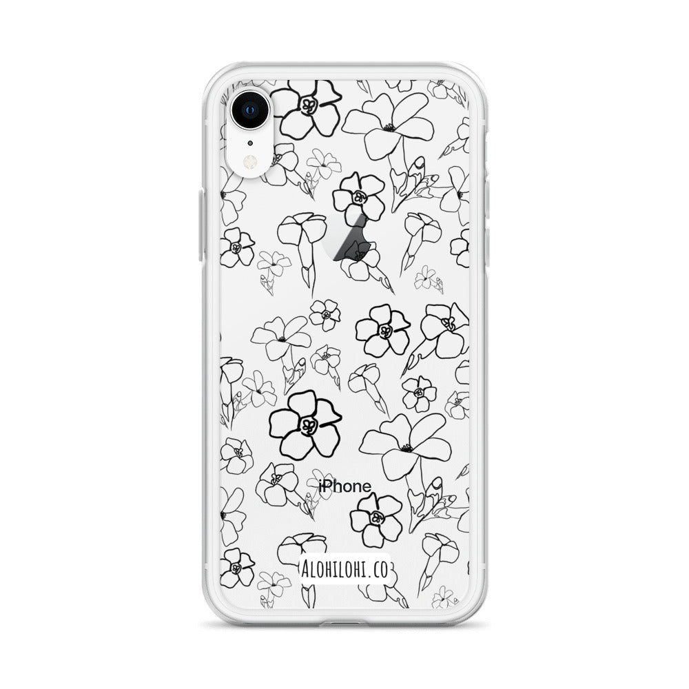 Pua Kenikeni - Clear iPhone Case