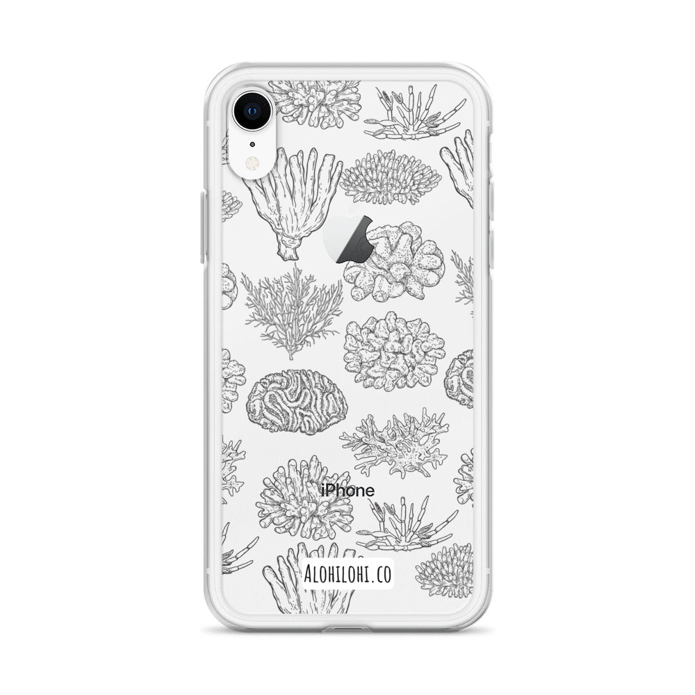 Corals - Clear iPhone Case