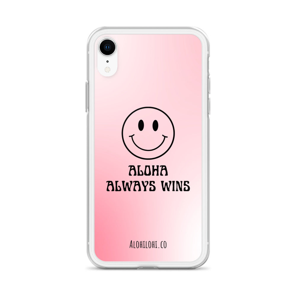 Aloha Always Wins (3) - Clear iPhone Case