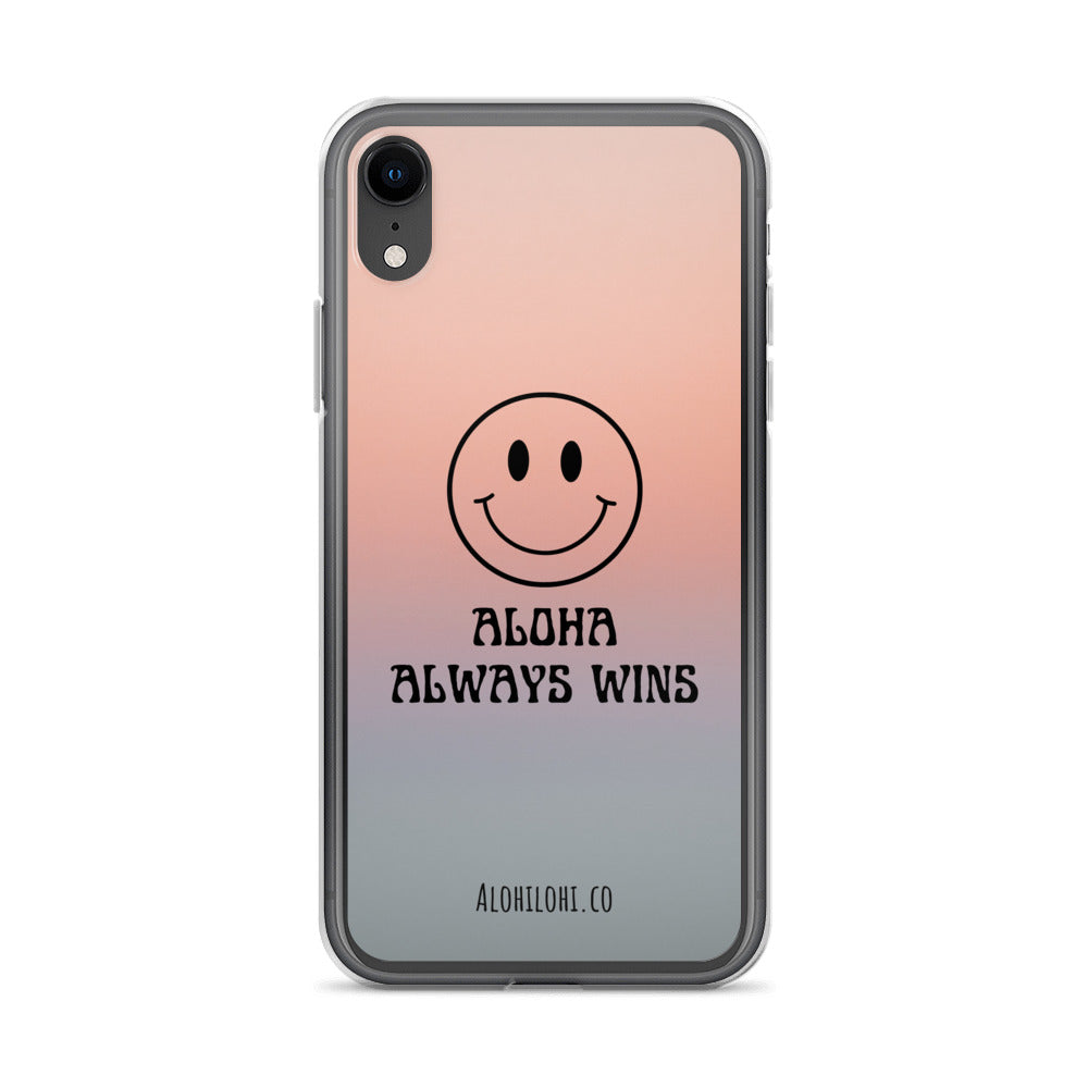 Aloha Always Wins (7) - Clear iPhone Case