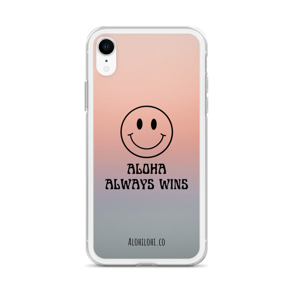 Aloha Always Wins (7) - Clear iPhone Case