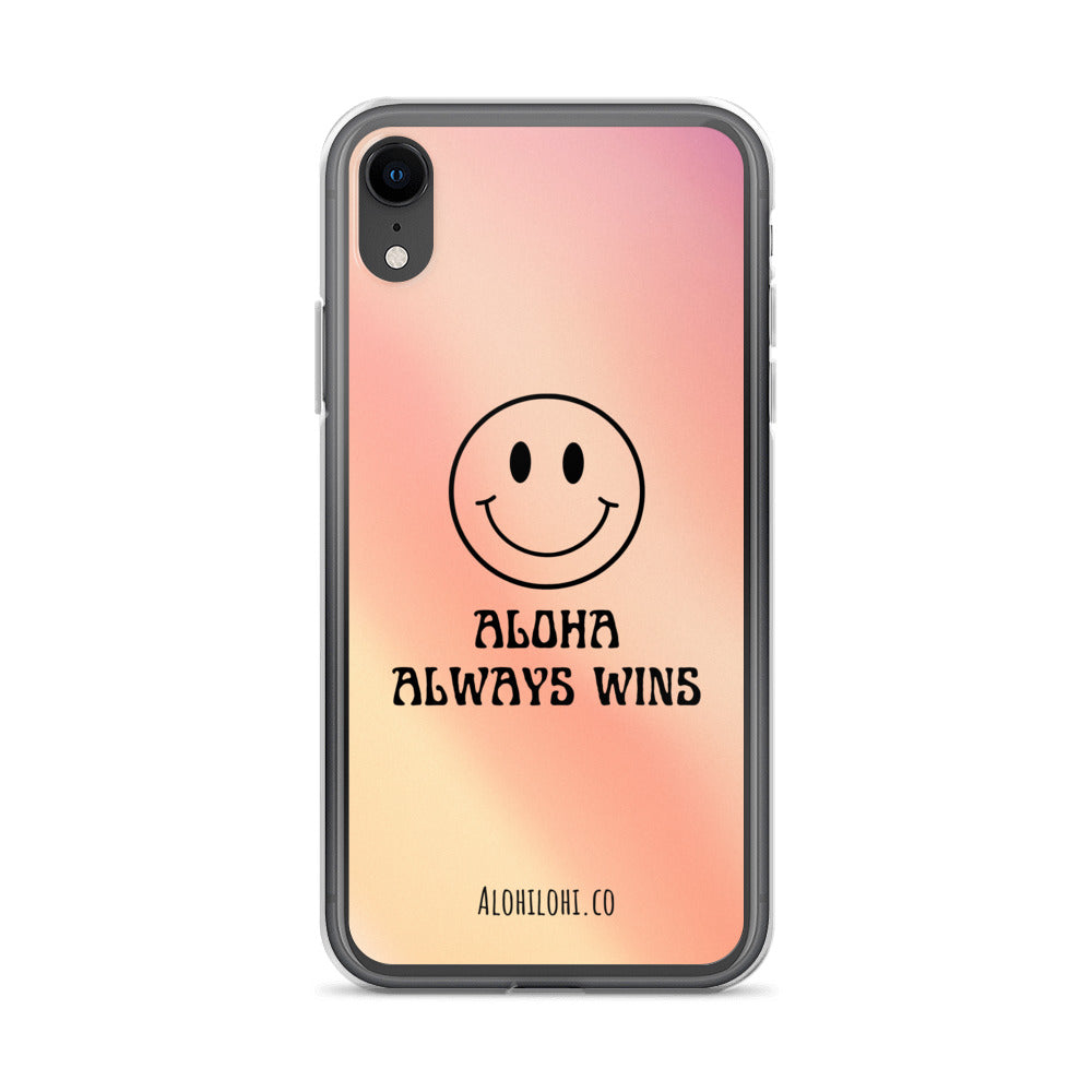 Aloha Always Wins (8) - Clear iPhone Case