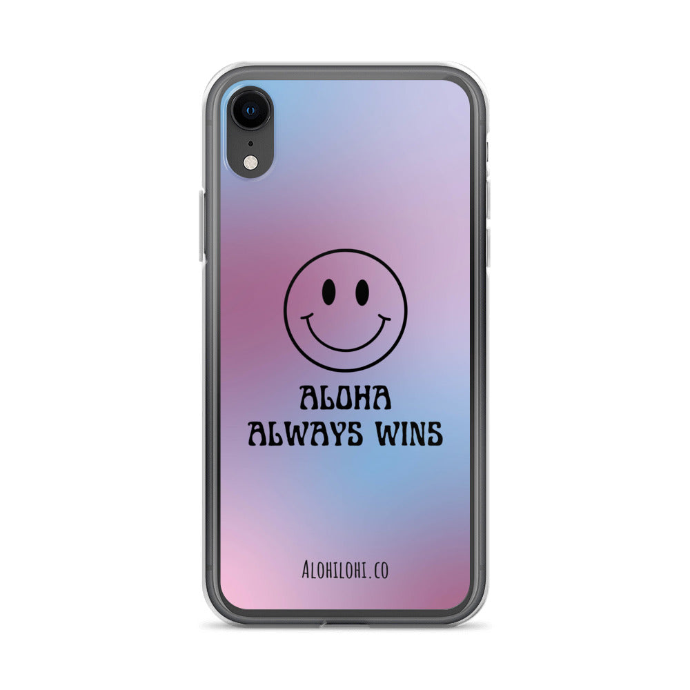 Aloha Always Wins (9) - Clear iPhone Case