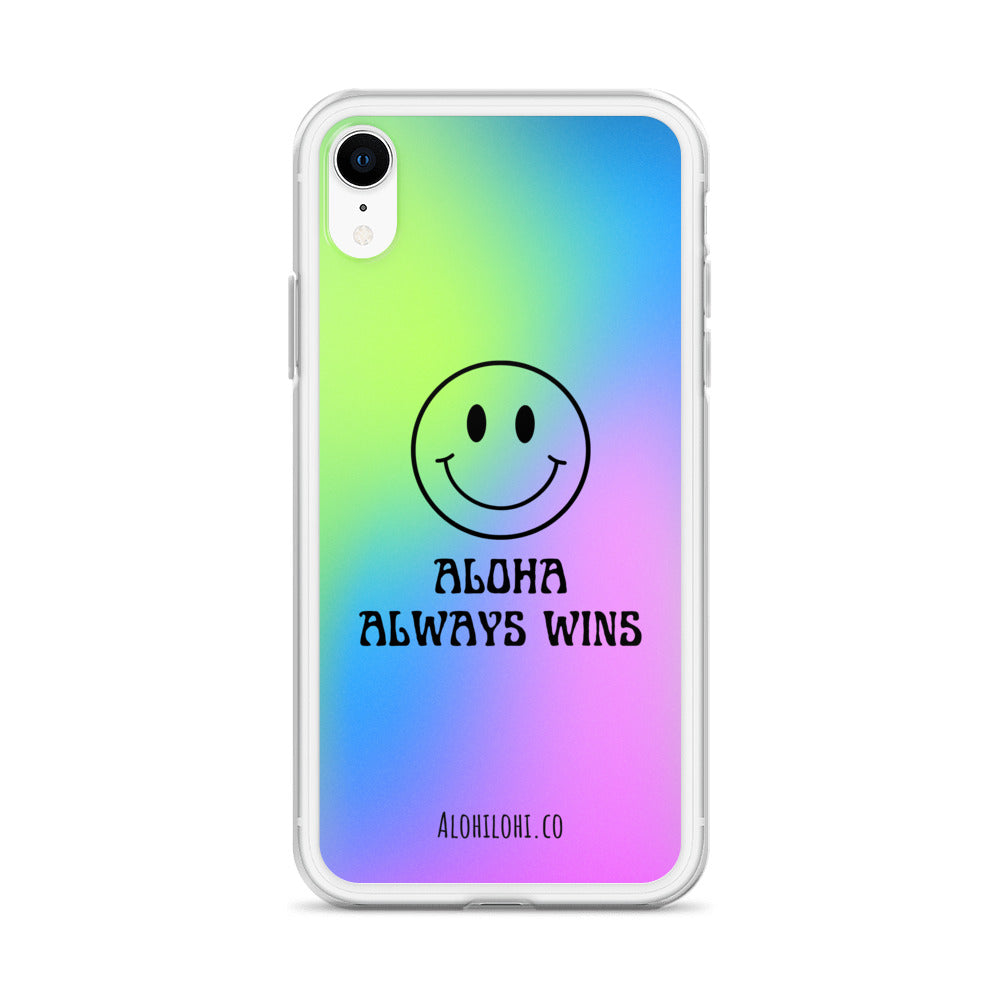 Aloha Always Wins (11) - Clear iPhone Case