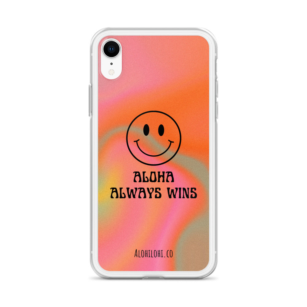 Aloha Always Wins (13) - Clear iPhone Case