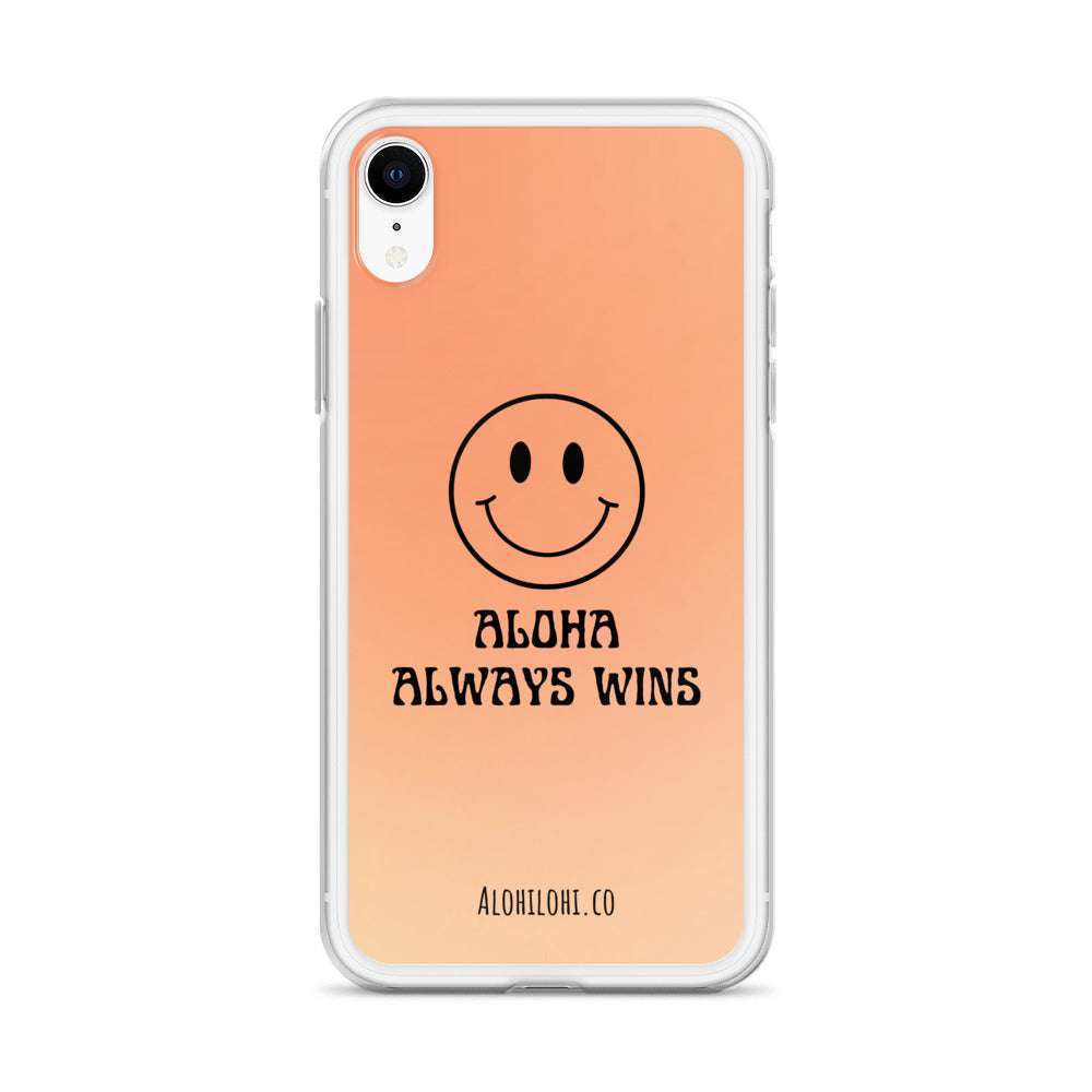 Aloha Always Wins (14) - Clear iPhone Case