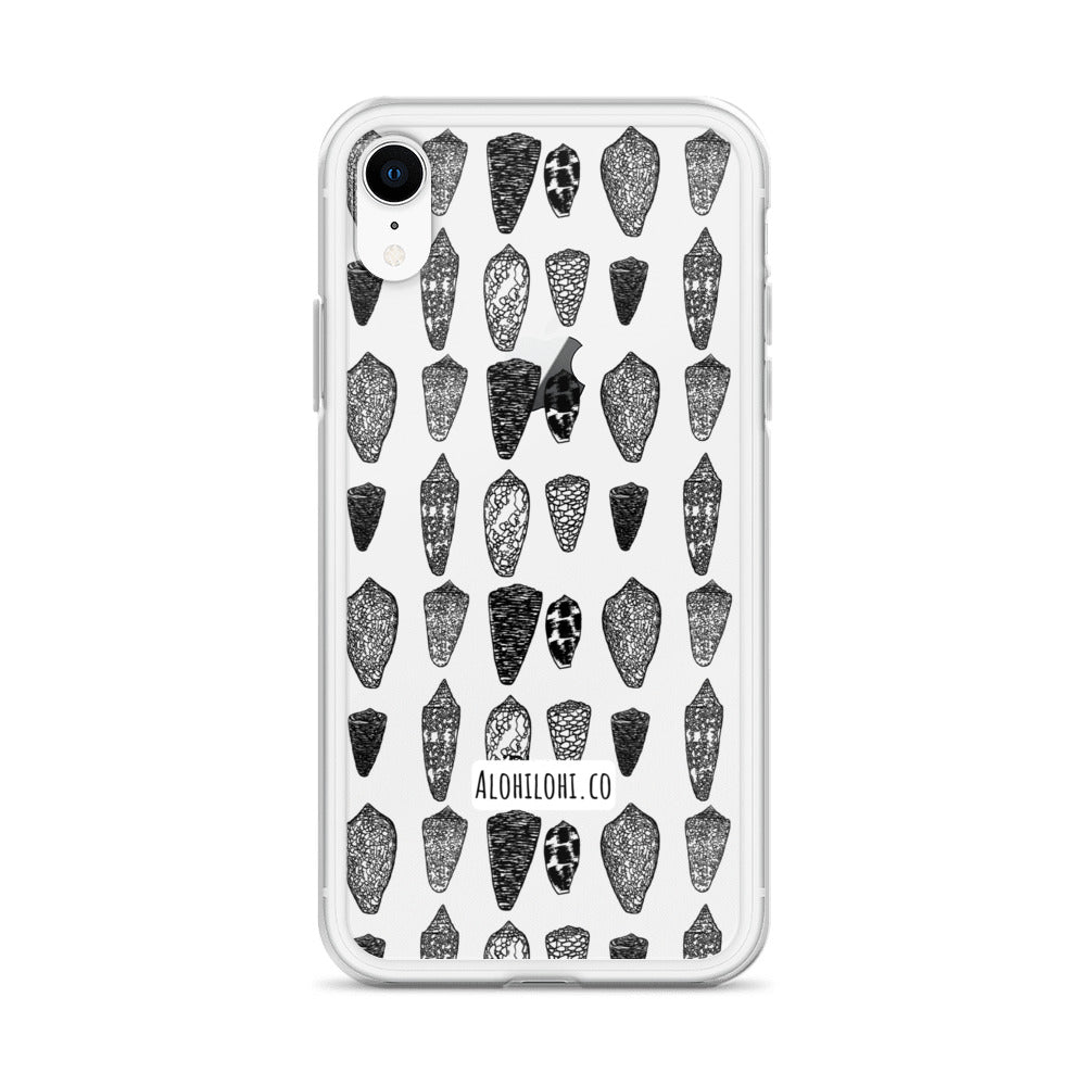 Pūpū (pattern) - Clear iPhone Case