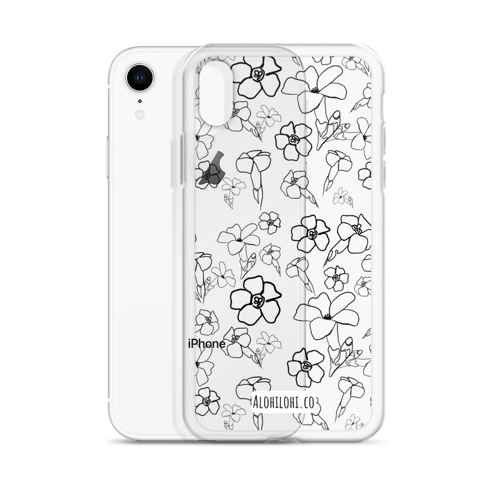 Pua Kenikeni - Clear iPhone Case