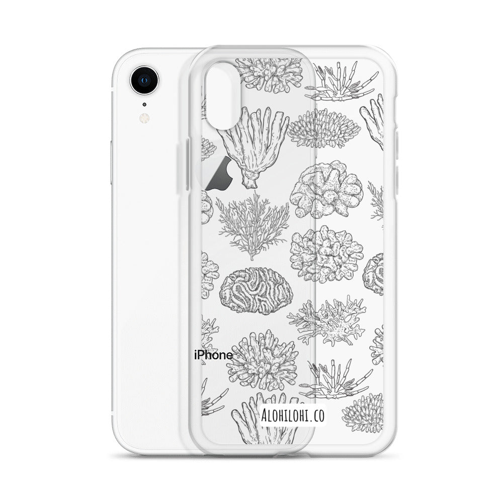 Corals - Clear iPhone Case