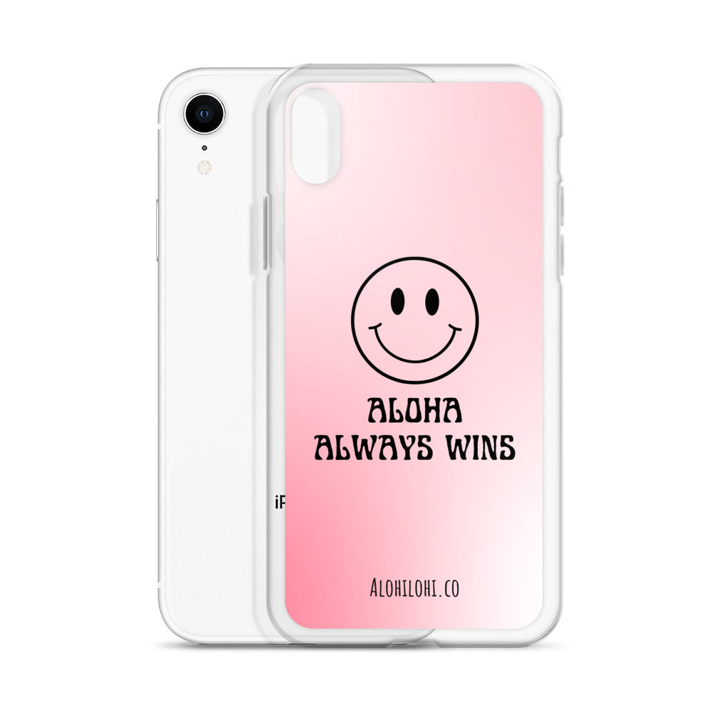 Aloha Always Wins (3) - Clear iPhone Case