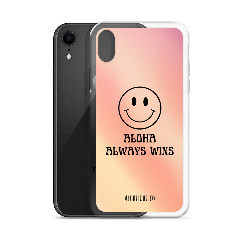 Aloha Always Wins (8) - Clear iPhone Case