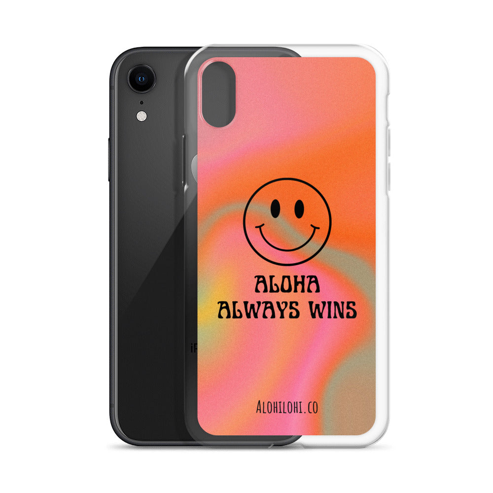 Aloha Always Wins (13) - Clear iPhone Case