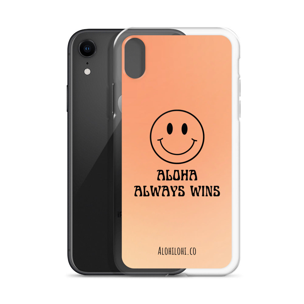 Aloha Always Wins (14) - Clear iPhone Case