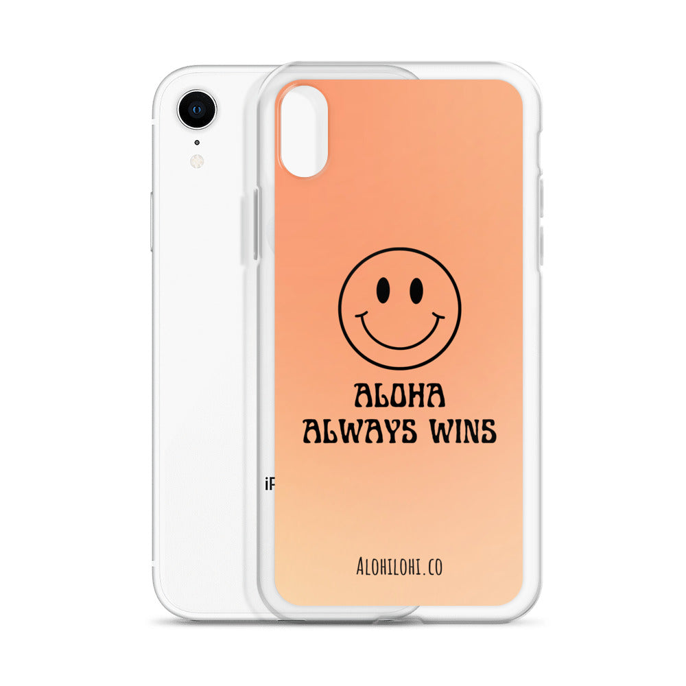 Aloha Always Wins (14) - Clear iPhone Case