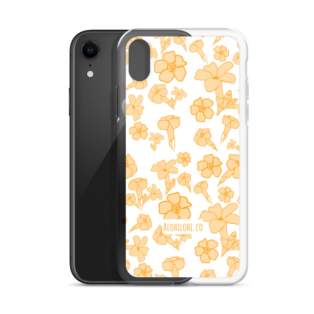 Pua Kenikeni on Keʻokeʻo - Clear iPhone Case