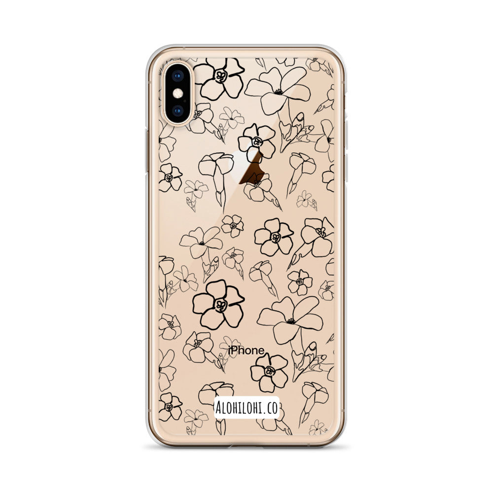 Pua Kenikeni - Clear iPhone Case