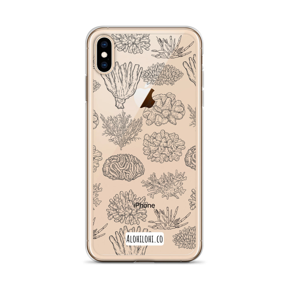 Corals - Clear iPhone Case