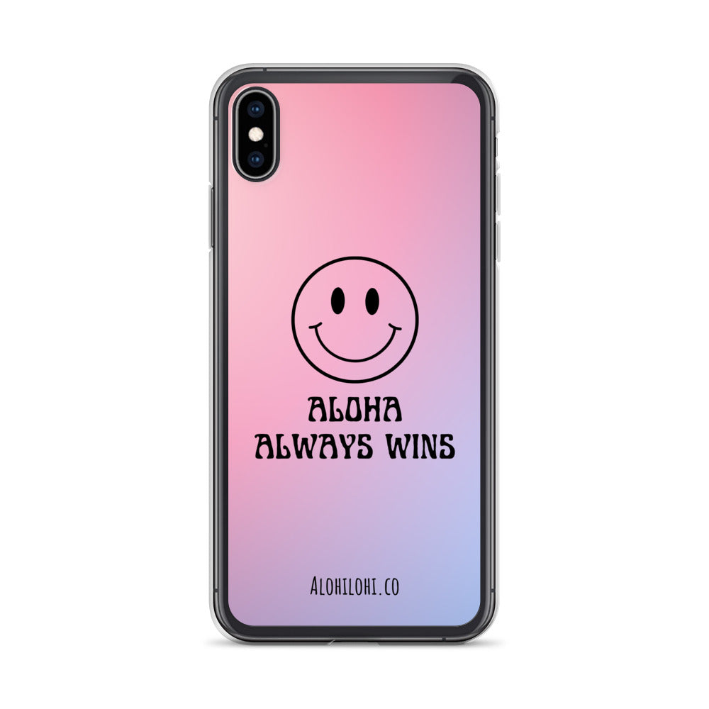 Aloha Always Wins (2) - Clear iPhone Case