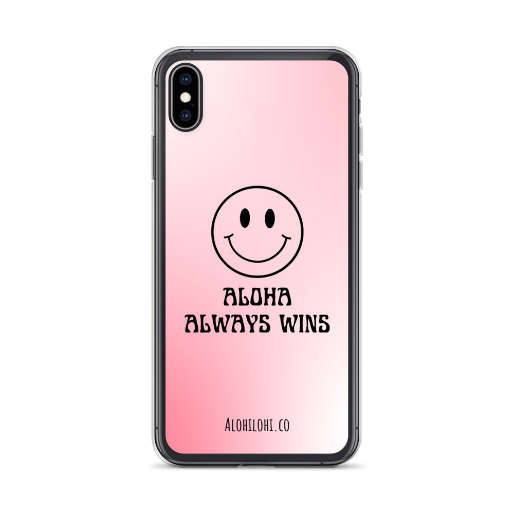 Aloha Always Wins (3) - Clear iPhone Case