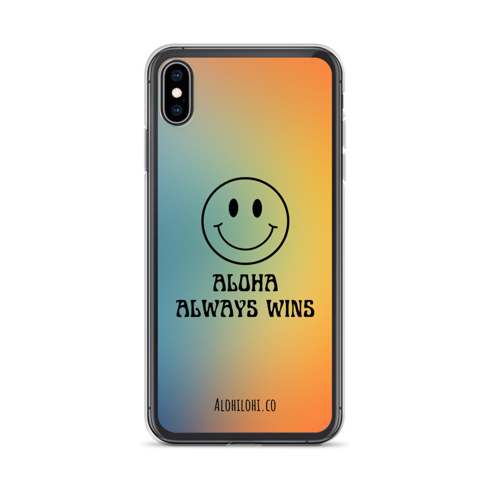 Aloha Always Wins (6) - Clear iPhone Case