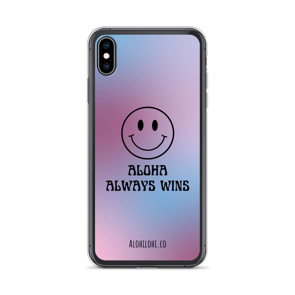 Aloha Always Wins (9) - Clear iPhone Case