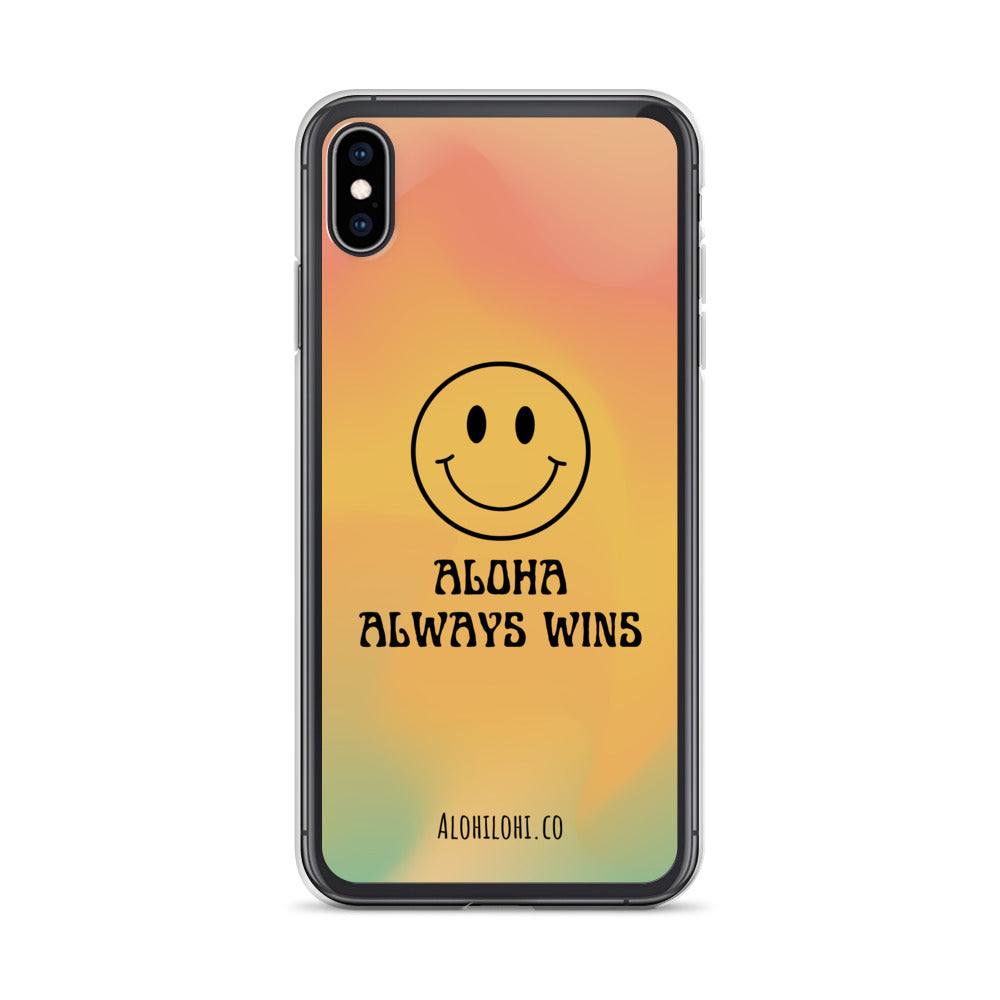 Aloha Always Wins (10) - Clear iPhone Case