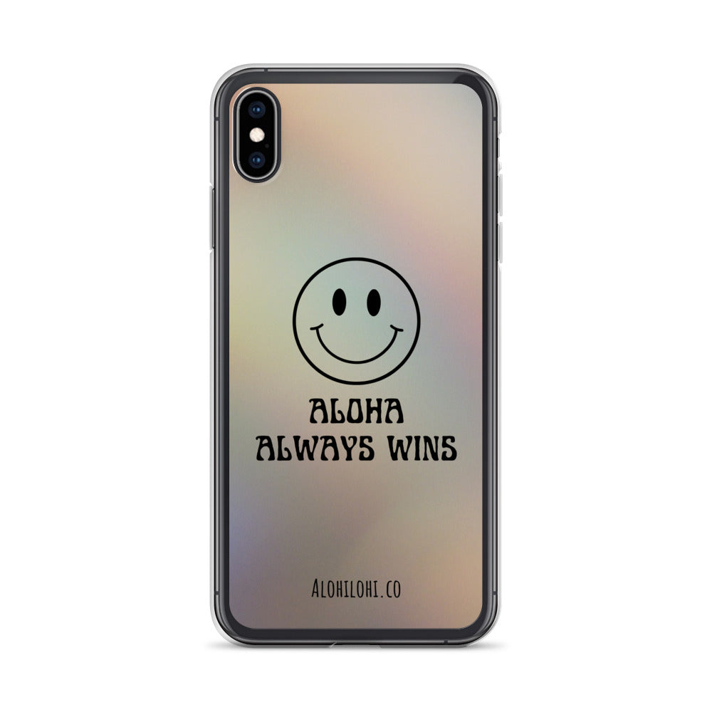 Aloha Always Wins (12) - Clear iPhone Case