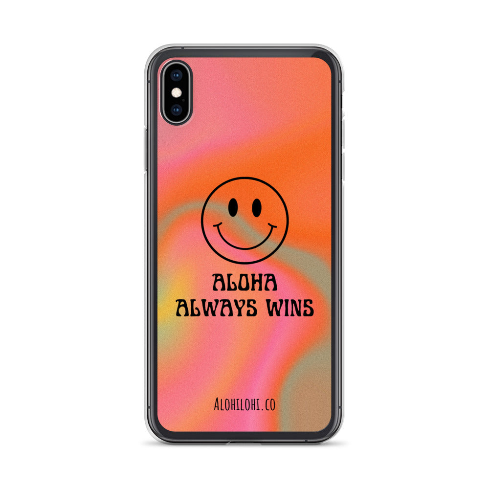 Aloha Always Wins (13) - Clear iPhone Case