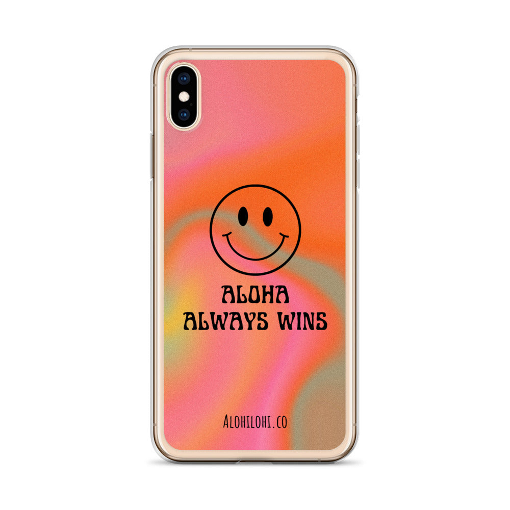 Aloha Always Wins (13) - Clear iPhone Case