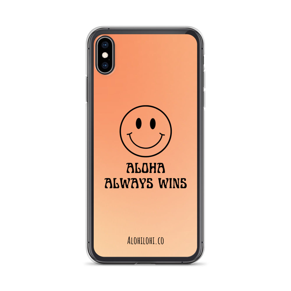 Aloha Always Wins (14) - Clear iPhone Case