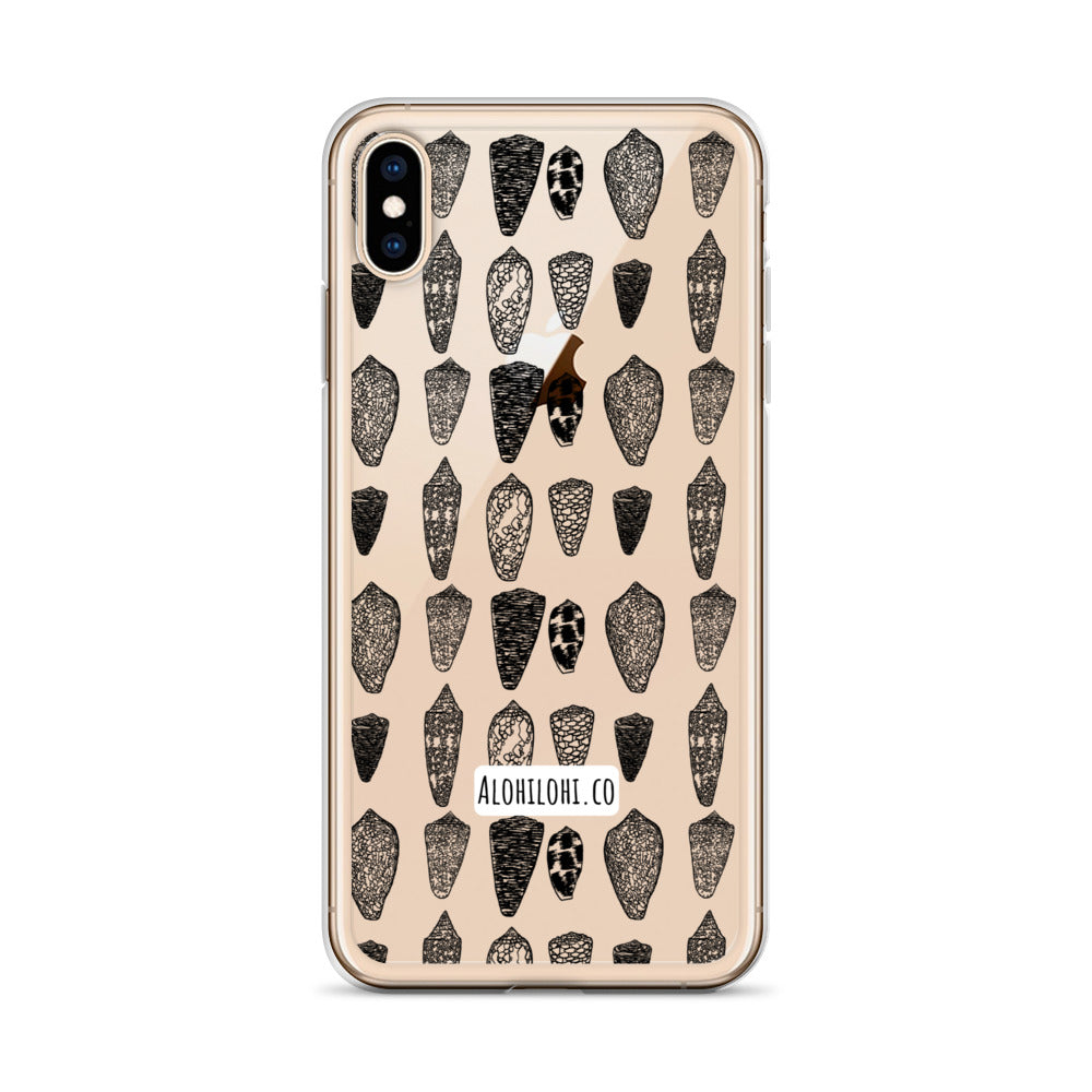 Pūpū (pattern) - Clear iPhone Case