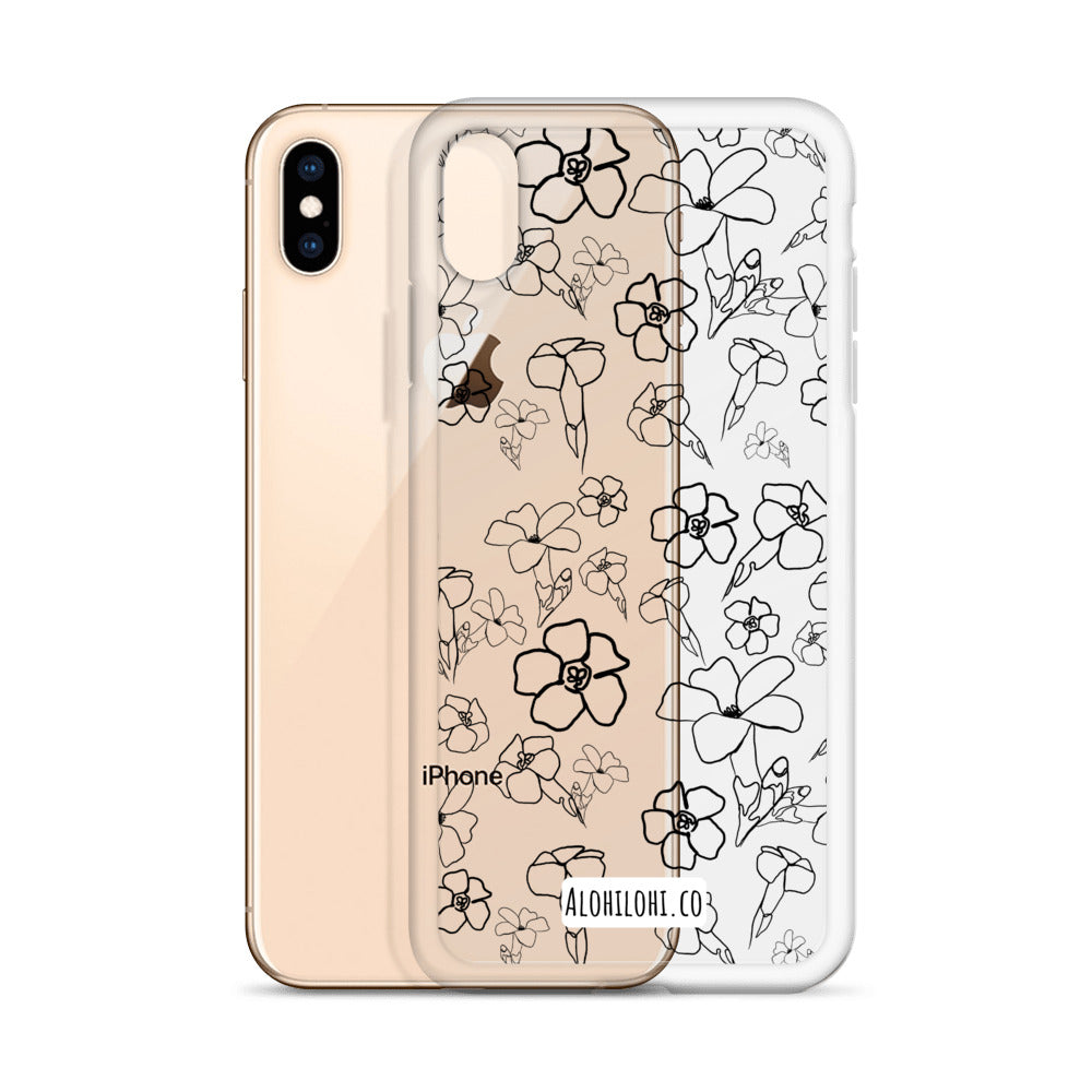 Pua Kenikeni - Clear iPhone Case