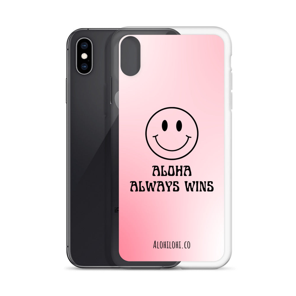 Aloha Always Wins (3) - Clear iPhone Case