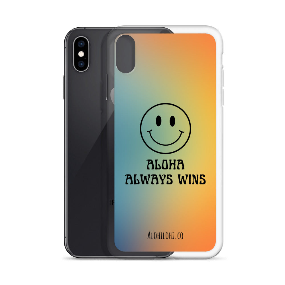 Aloha Always Wins (6) - Clear iPhone Case