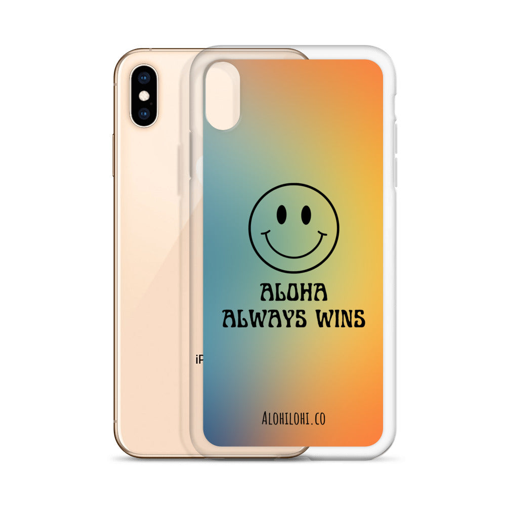 Aloha Always Wins (6) - Clear iPhone Case