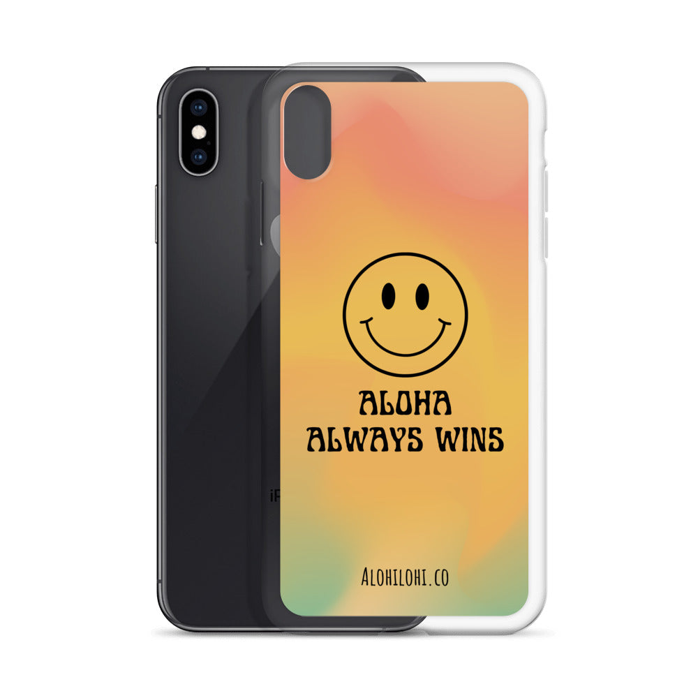 Aloha Always Wins (10) - Clear iPhone Case