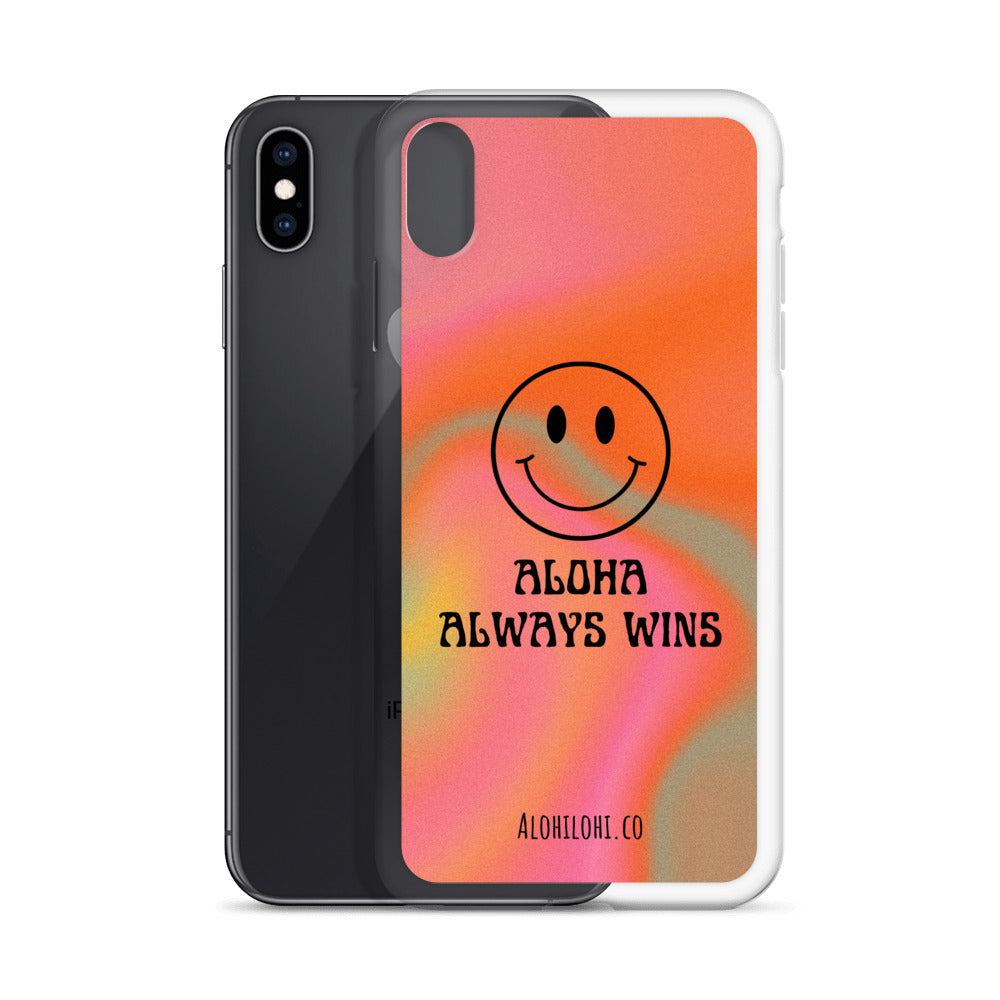 Aloha Always Wins (13) - Clear iPhone Case