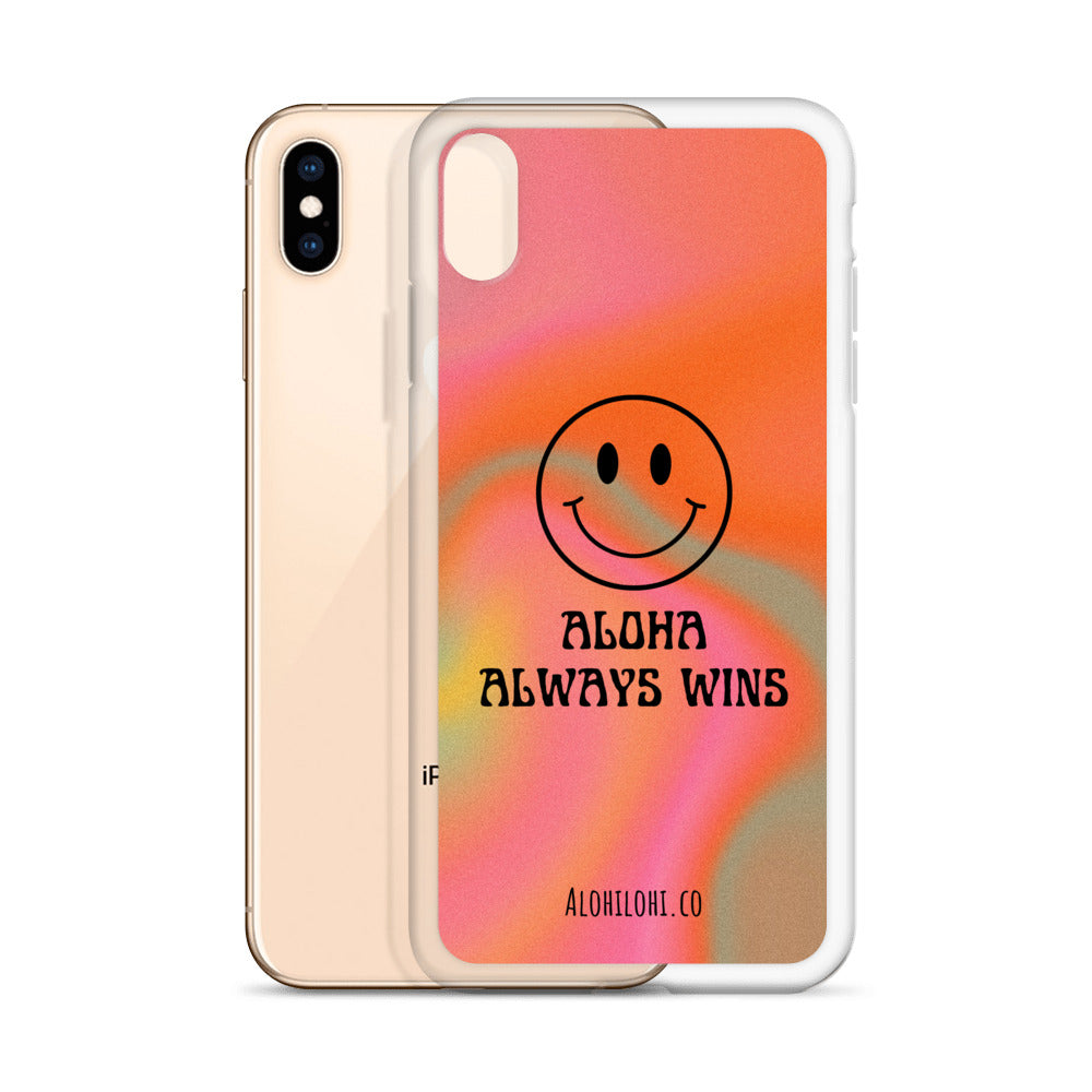 Aloha Always Wins (13) - Clear iPhone Case