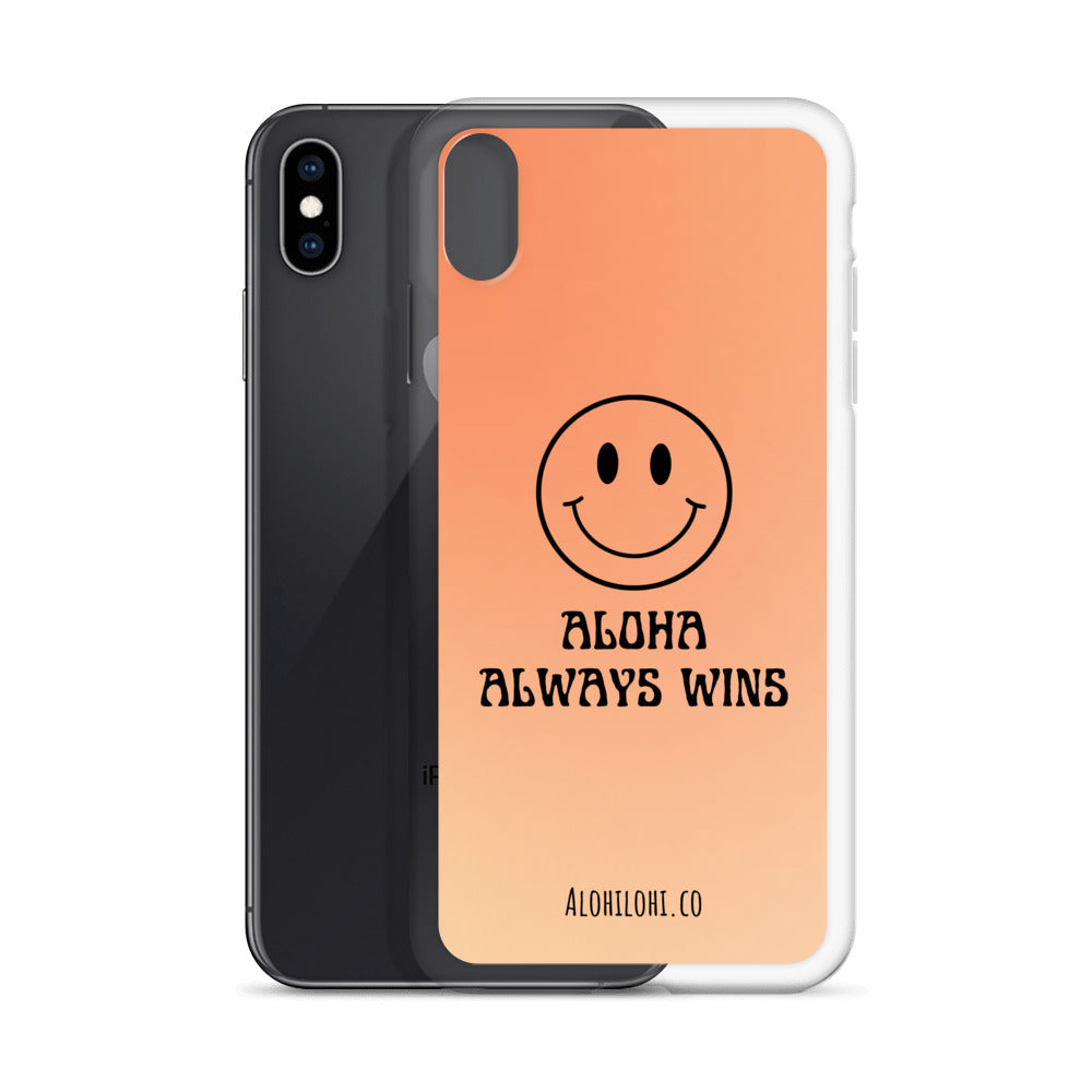 Aloha Always Wins (14) - Clear iPhone Case