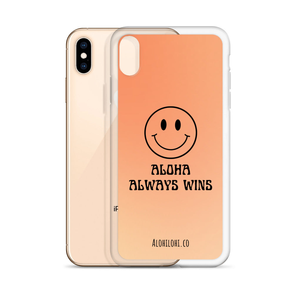 Aloha Always Wins (14) - Clear iPhone Case