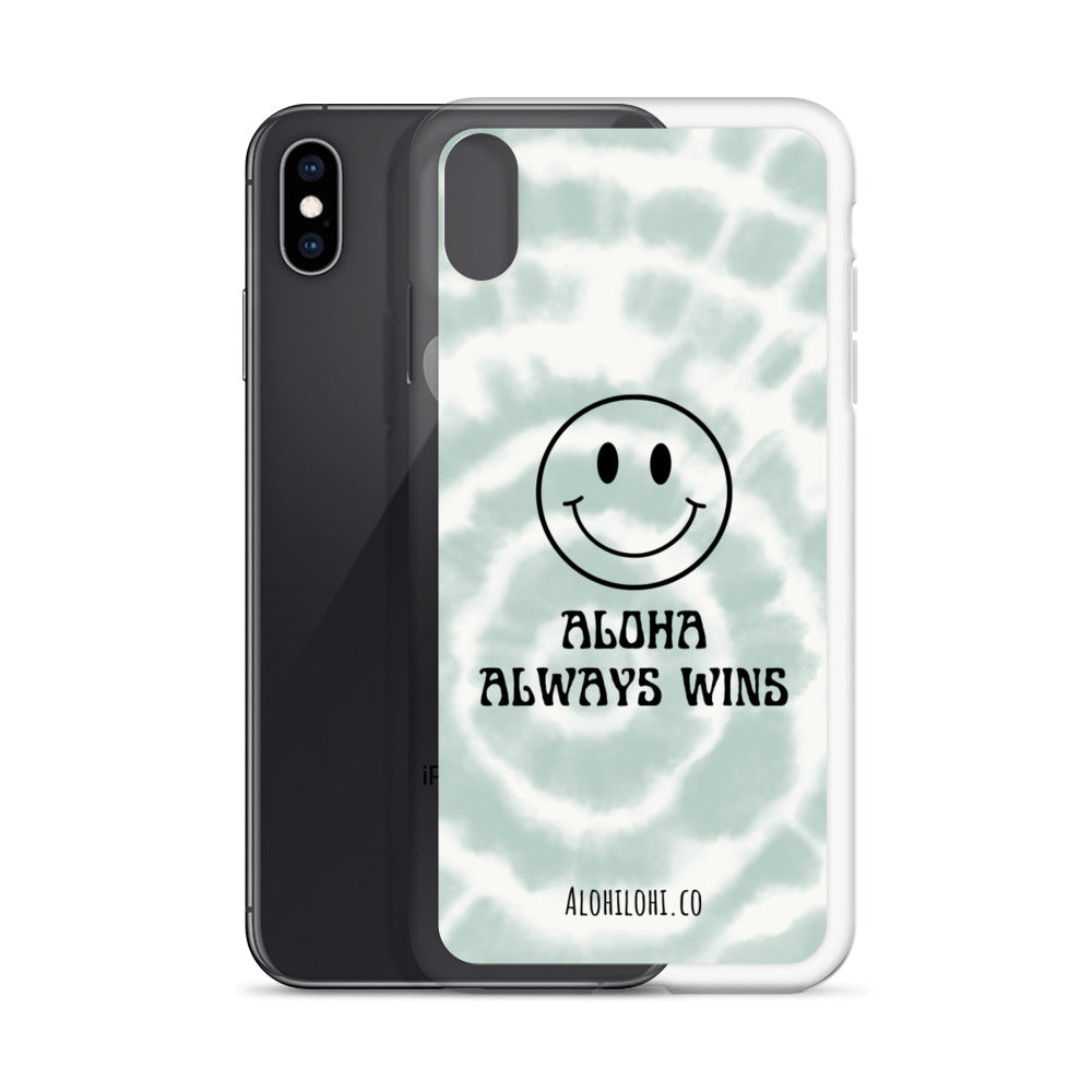 Aloha Always Wins (15) - Clear iPhone Case