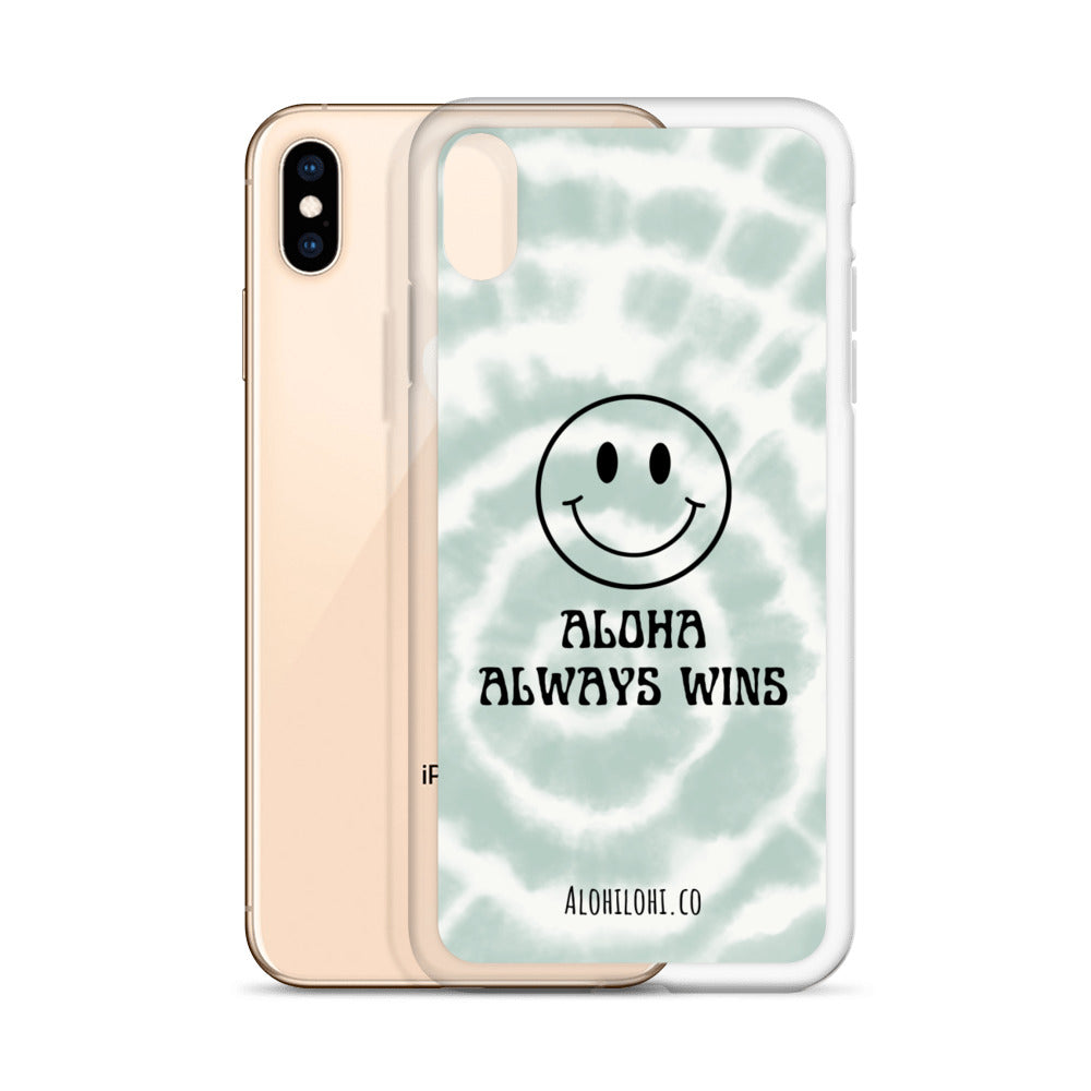 Aloha Always Wins (15) - Clear iPhone Case