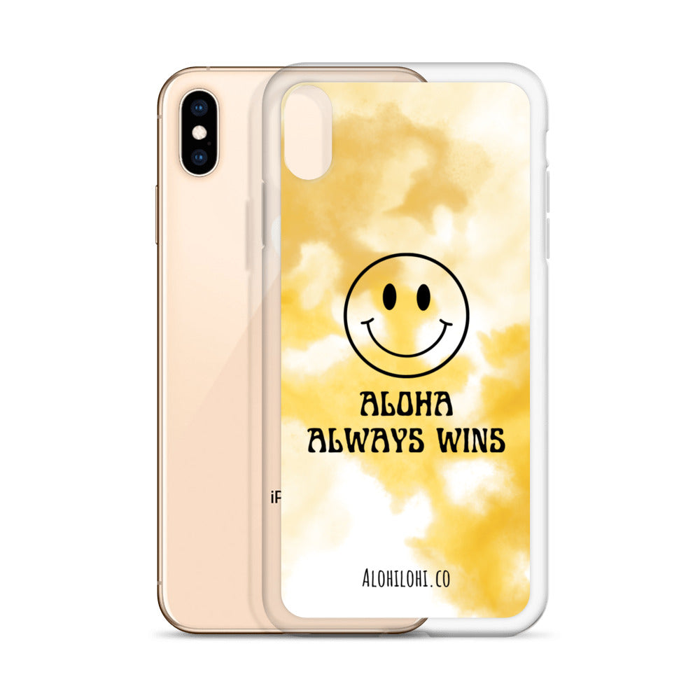 Aloha Always Wins (28) - Clear iPhone Case