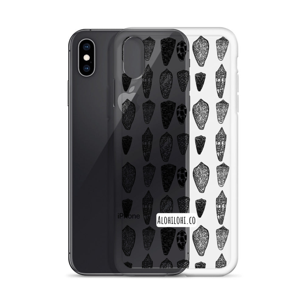 Pūpū (pattern) - Clear iPhone Case