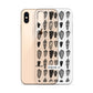 Pūpū (pattern) - Clear iPhone Case