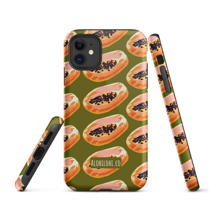 Mīkana (4) in ʻŌmaʻomaʻo - Tough iPhone Case