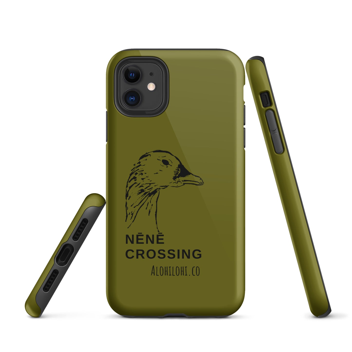 Nēnē Crossing (1) in ʻŌmaʻomaʻo - Tough iPhone Case