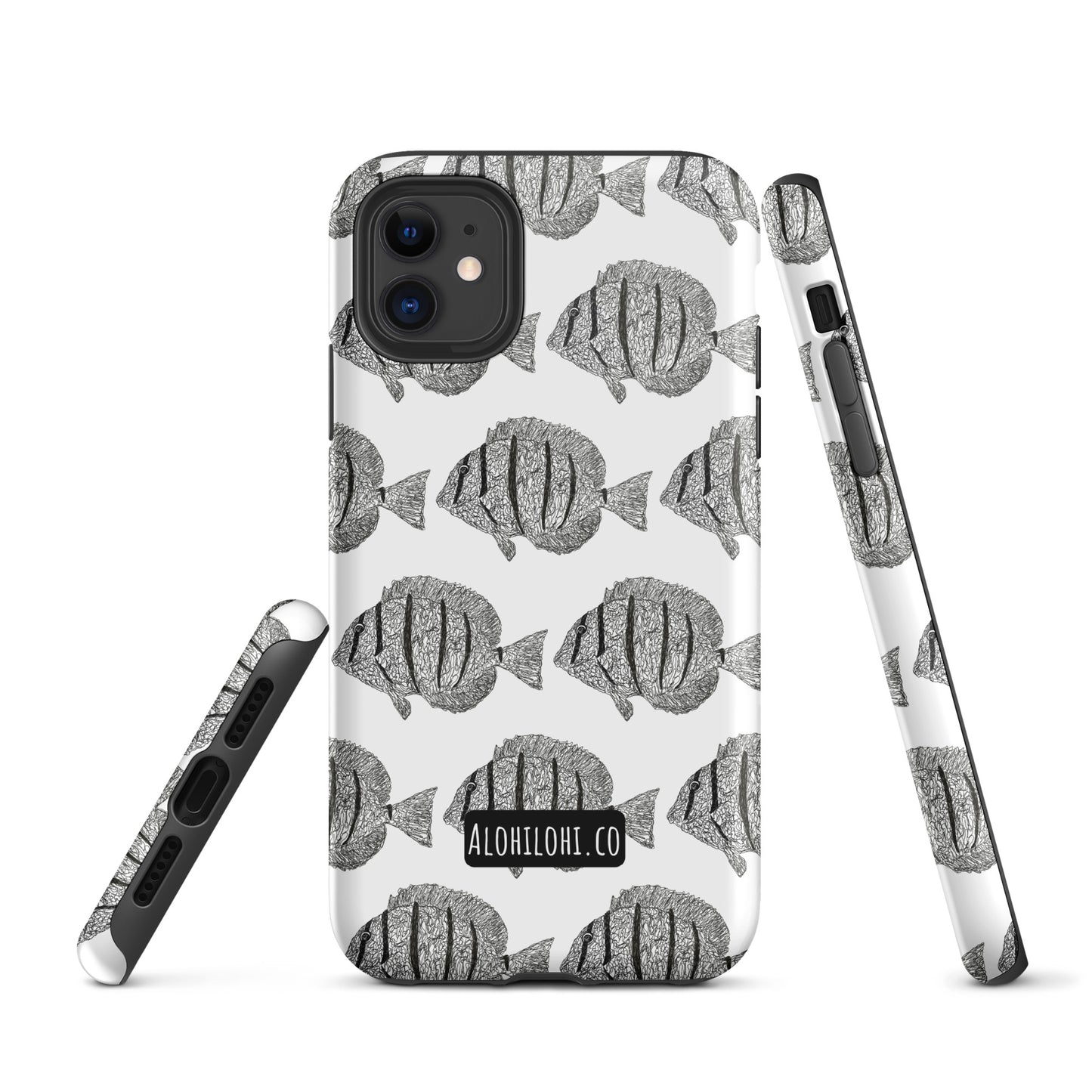 Manini (B&W) - Tough iPhone Case