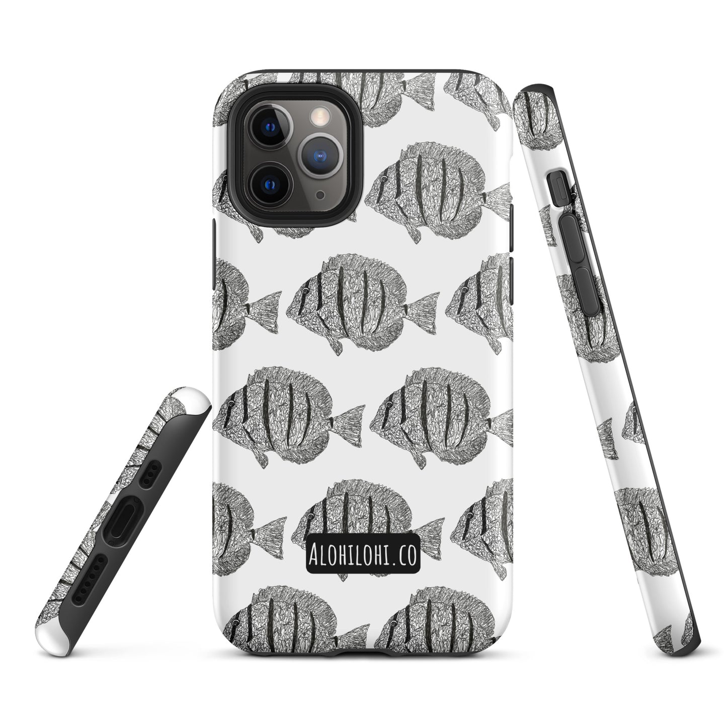 Manini (B&W) - Tough iPhone Case