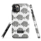 Manini (B&W) - Tough iPhone Case